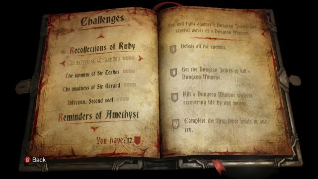 Lista wyzwań Recollections of Ruby. - Recollections of Ruby | Wyzwania | Castlevania Lords of Shadow 2 - Castlevania: Lords of Shadow 2 - poradnik do gry