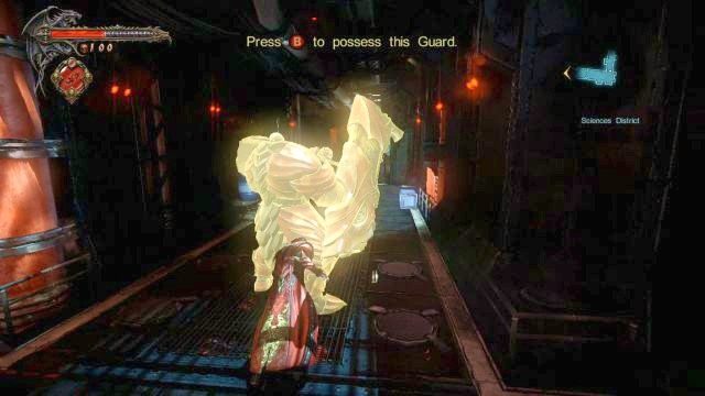 Niczego niespodziewający się wróg wkrótce zostanie opętany. - Misja 1 - Bioquimek Corporation | Kampania - opis przejścia - Castlevania: Lords of Shadow 2 - poradnik do gry
