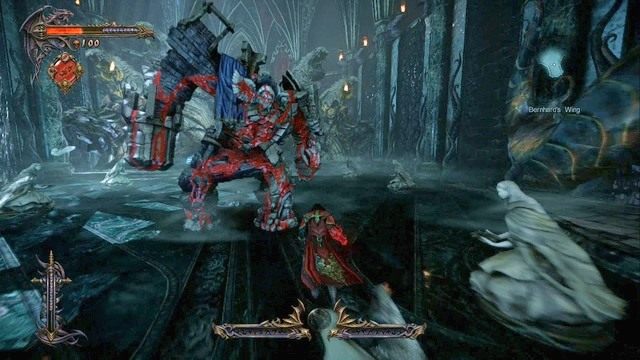 Stone Golem - pierwsze poważne wyzwanie w grze. - Misja 1 - Bioquimek Corporation | Kampania - opis przejścia - Castlevania: Lords of Shadow 2 - poradnik do gry
