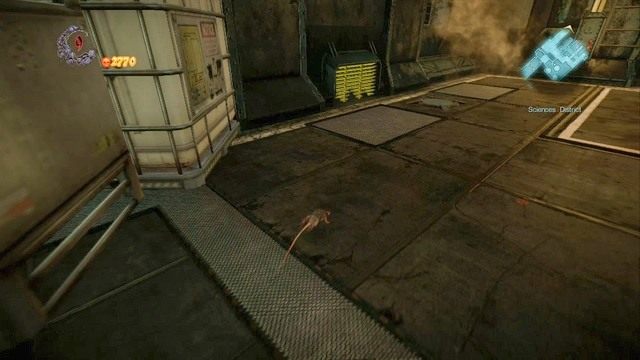 A tu druga kratka wentylacyjna, tuż obok drabiny, po której wspinałeś się kilka misji wcześniej. - Misja 4 - Next Stop - Castlevania | Kampania - opis przejścia - Castlevania: Lords of Shadow 2 - poradnik do gry