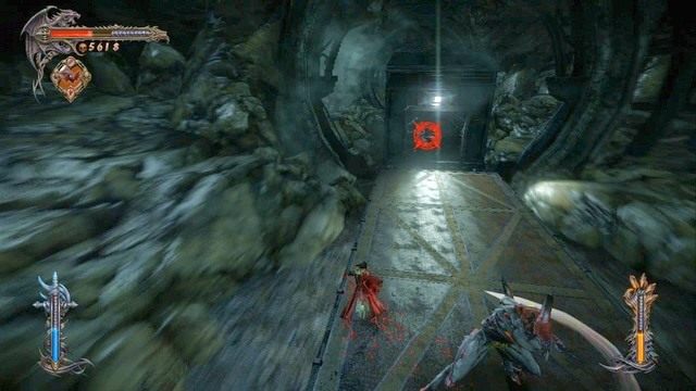 Zignoruj pobliskiego przeciwnika i użyj Roju Nietoperzy na Strażniku w wagonie przed tobą. - Misja 4 - Next Stop - Castlevania | Kampania - opis przejścia - Castlevania: Lords of Shadow 2 - poradnik do gry