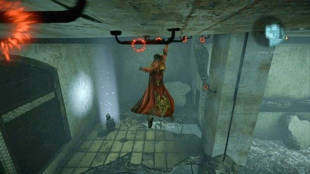 Stos Ofiarny, znajdujący się pod twoją trasą wspinaczki. - Misja 4 - Next Stop - Castlevania | Kampania - opis przejścia - Castlevania: Lords of Shadow 2 - poradnik do gry