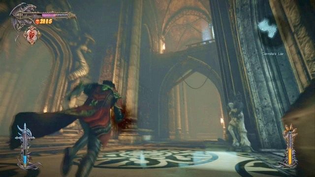 Na górze widoczny Ołtarz Ofiarny. - Misja 5 - The Blood Curse | Kampania - opis przejścia - Castlevania: Lords of Shadow 2 - poradnik do gry