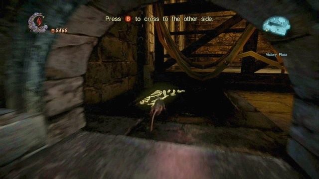 Gdy dotrzesz do dziury prowadzącej na dół, skręć od niej w prawo. - Misja 6 - The Antidote II | Kampania - opis przejścia - Castlevania: Lords of Shadow 2 - poradnik do gry