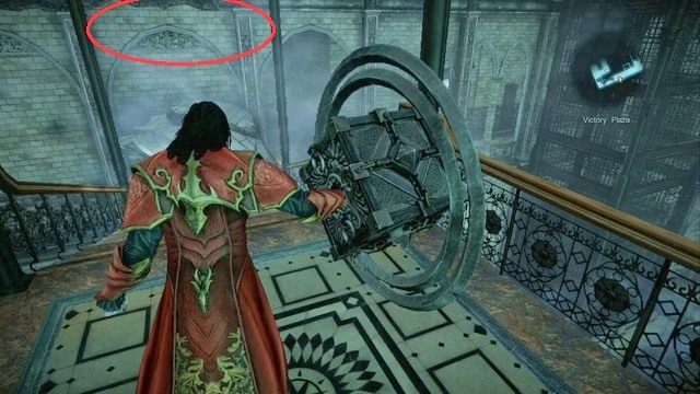 Skrzynia Bólu, a w oddali ściana prowadzącą do Ołtarza Ofiarnego. - Misja 6 - The Antidote II | Kampania - opis przejścia - Castlevania: Lords of Shadow 2 - poradnik do gry