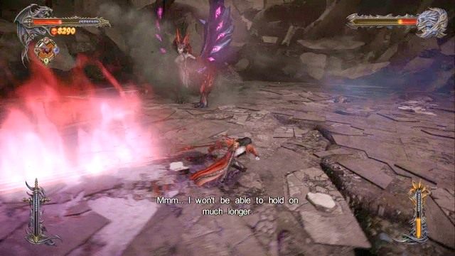 Atak falą energetyczną - jedyny groźny atak tego bossa. - Misja 6 - The Antidote II | Kampania - opis przejścia - Castlevania: Lords of Shadow 2 - poradnik do gry