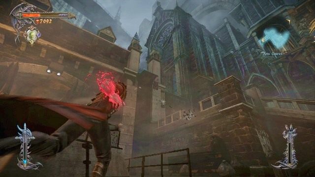 W tle wieża zegarowa, wewnątrz której znajduje się Skrzynia Bólu. - Misja 8 - The Hooded Man | Kampania - opis przejścia - Castlevania: Lords of Shadow 2 - poradnik do gry