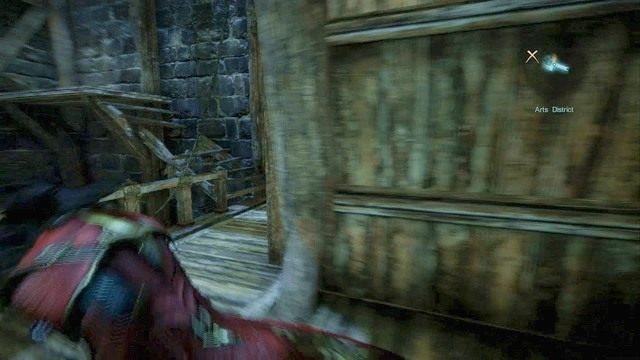 Schody na górę prowadzą do ostatniej w tym momencie znajdźki. - Misja 8 - The Hooded Man | Kampania - opis przejścia - Castlevania: Lords of Shadow 2 - poradnik do gry