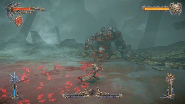 Inner Dracula w postaci golema. - Misja 8 - The Hooded Man | Kampania - opis przejścia - Castlevania: Lords of Shadow 2 - poradnik do gry