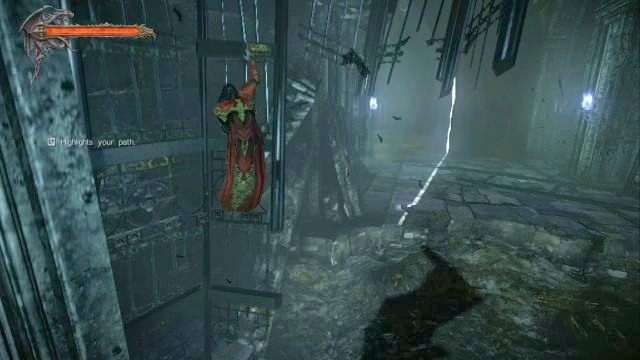 Metalowe ogrodzenie, na które musisz się wdrapać. - Prolog - Castle Siege | Kampania - opis przejścia - Castlevania: Lords of Shadow 2 - poradnik do gry