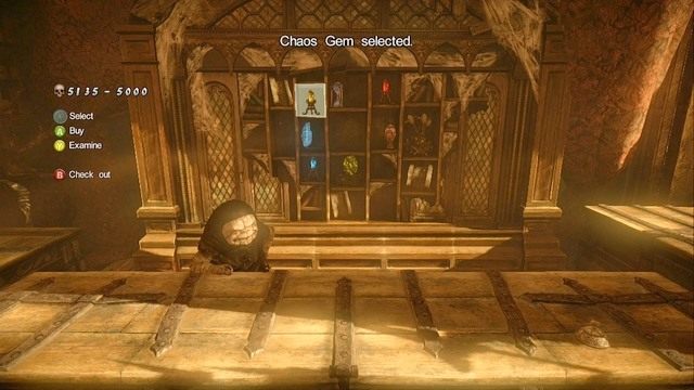 Sklep Chupacabry, w którym możesz kupić relikwie i klejnoty. - Misja 2 - The Three Gorgons | Kampania - opis przejścia - Castlevania: Lords of Shadow 2 - poradnik do gry