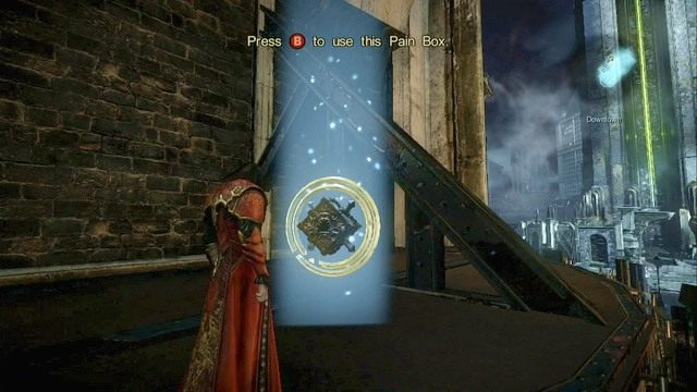 Skrzynia Bólu na dachu budynku, do którego masz się udać. - Misja 3 - The Antidote | Kampania - opis przejścia - Castlevania: Lords of Shadow 2 - poradnik do gry