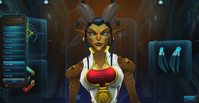 Ustalanie wyglądu nie jest strasznie rozbudowane, lecz każdy znajdzie coś dla siebie - Tworzenie Postaci | Początki | WildStar - WildStar - przewodnik po grze