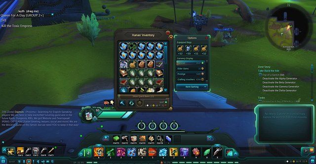 Zakładka z torbami i wszystkimi rodzajami pieniedzy - Waluta | Podstawowe Mechaniki | WildStar - WildStar - przewodnik po grze