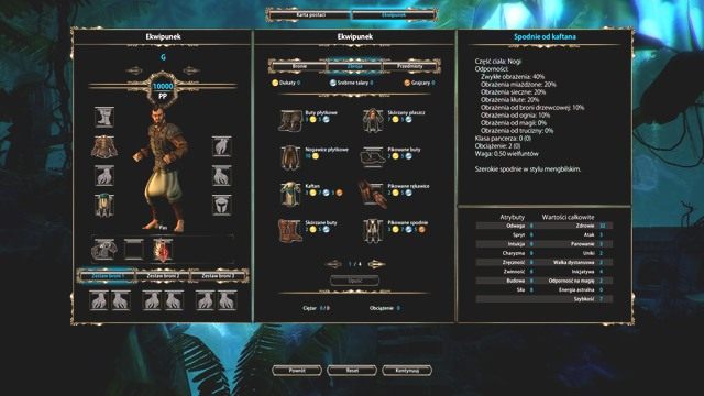 Masz naprawdę duże pole manewru, jeśli chodzi o ubiór twojego herosa. - Rozwój postaci w Blackguards - Klasy postaci | Blackguards - Blackguards - poradnik do gry