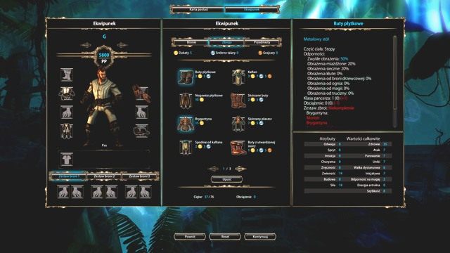 Warto poświęcić trochę czasu na zaznajomienie się ze statystykami posiadanego oręża. - Wojownik - przykładowy build | Rozwój postaci | Blackguards - Blackguards - poradnik do gry