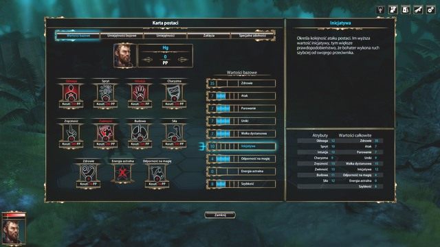 Inwestuj też w zdrowie. - Łowca - przykładowy build | Rozwój postaci | Blackguards - Blackguards - poradnik do gry