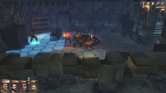 Natomiast w tym wariancie rozegrania walki Zurbaran trzyma się z tyłu. - Więzienie i retrospekcja | Rozdział 1 - Ucieczka - zadania główne | Blackguards - Blackguards - poradnik do gry