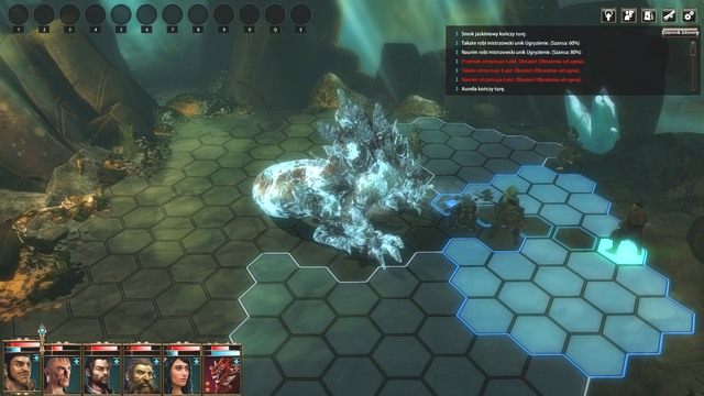 Zmrożony Smok jest bardziej podatny na ciosy. - Dalsza eksploracja Jaskiń | Rozdział 5 - Wieczna dolina - zadania główne - Blackguards - poradnik do gry