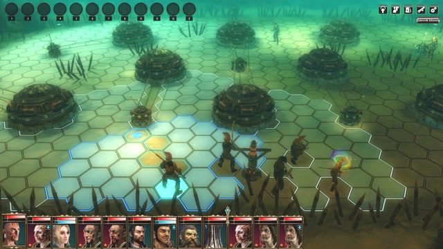 Najgroźniejsze w tej planszy są koła śmierci. - Gladiatorzy - Dziewięć Hord - 3 dzień walk | Rozdział 2 - Aurelia - zadania główne i poboczne - Blackguards - poradnik do gry