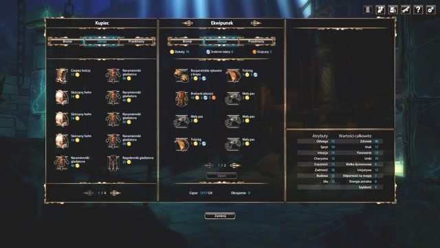 Tym razem kupiec może zaproponować większą gamę towarów. - Gladiatorzy - Dziewięć Hord - 1 dzień walk | Rozdział 2 - Aurelia - zadania główne i poboczne - Blackguards - poradnik do gry