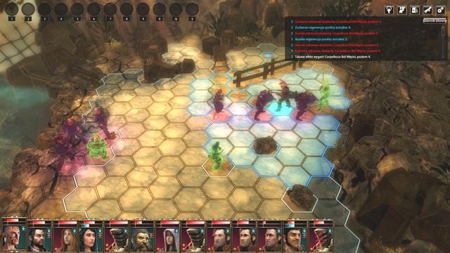 Zielony kolor na twoich postaciach oznacza, ze są pod wpływem czaru Ból Mięśni. - Walka z fałszywymi Prorokami i zemsta na Rządcy | Rozdział 4 - Urias - zadania główne - Blackguards - poradnik do gry