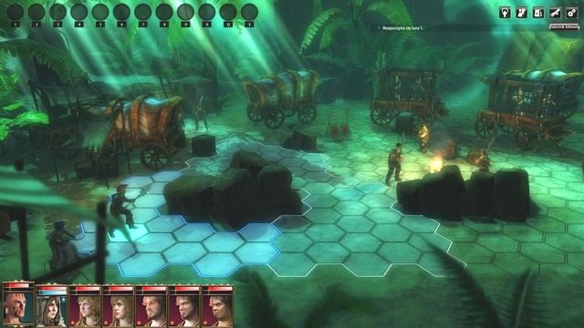 W klatkach zamknięci są niewolnicy. - Napad na karawanę i zdarzenia losowe | Rozdział 3 - Lysander - zadania główne - Blackguards - poradnik do gry