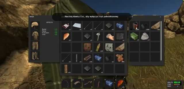 Zawartość skrzynki zrzuconej przez samolot - Nalot w Rust - Rust - przewodnik przetrwania - poradnik do gry