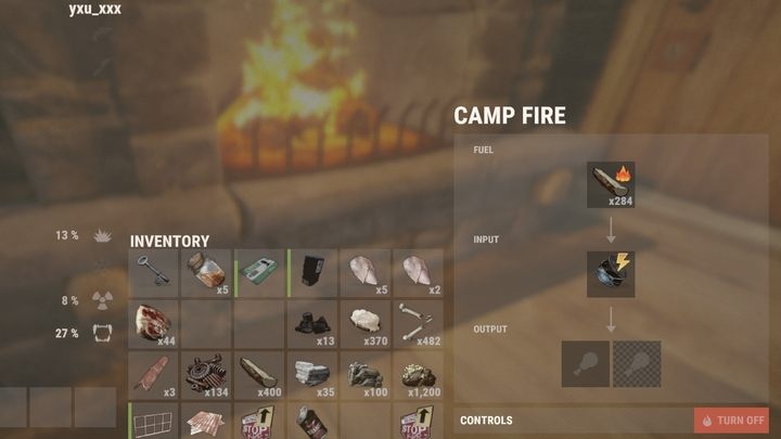 Crafting odbywa się z poziomu inwentarza lub przy Stołach roboczych (Worktables) - Rust: Porady na start - wskazówki dla początkujących - Rust - przewodnik przetrwania - poradnik do gry