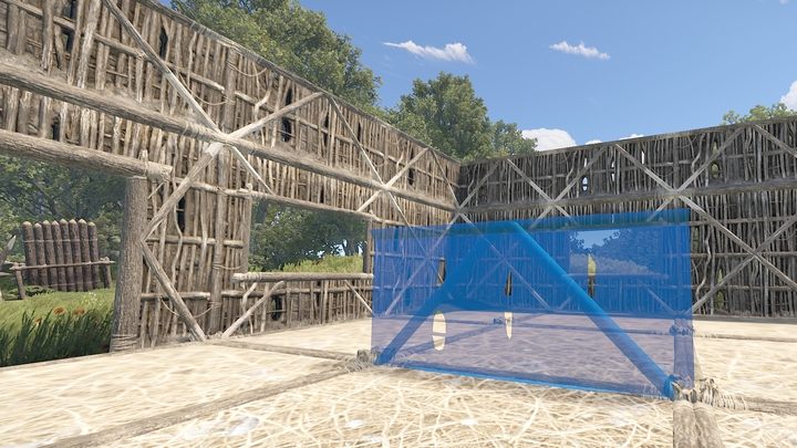 W drugiej kolejności wybierzcie ściany - Rust: Pierwsza baza - jak budować, ulepszać budynki - Rust - przewodnik przetrwania - poradnik do gry