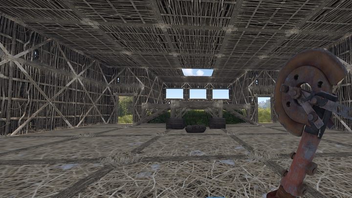 Jak wspomniano, pamiętajcie by na początku nie budować masywnych konstrukcji: przyciągają uwagę oraz posiadają wysokie koszty utrzymania - Rust: Pierwsza baza - jak budować, ulepszać budynki - Rust - przewodnik przetrwania - poradnik do gry