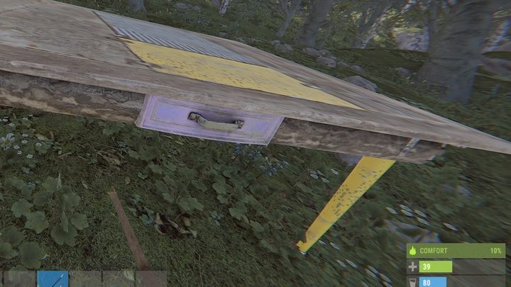Budując obiekty dekoracyjne, jak meble czy dywany, podniesiecie swój komfort - zależy on od poziomu komfortu danego obiektu oraz odległości od niego - Rust: Pierwsza baza - jak budować, ulepszać budynki - Rust - przewodnik przetrwania - poradnik do gry