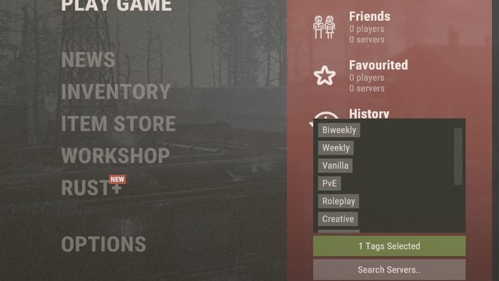 Poniżej opis typów serwerów, według dostępnych tagów - Rust: Wybór serwera - różnice, tryby - Rust - przewodnik przetrwania - poradnik do gry