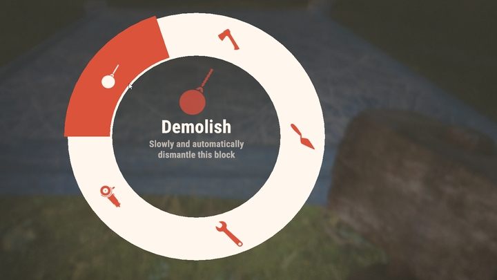 Możecie także zburzyć już ulepszoną ścianę lub inny fragment budowli - Rust: Źle postawione elementy - jak usunąć? - Rust - przewodnik przetrwania - poradnik do gry