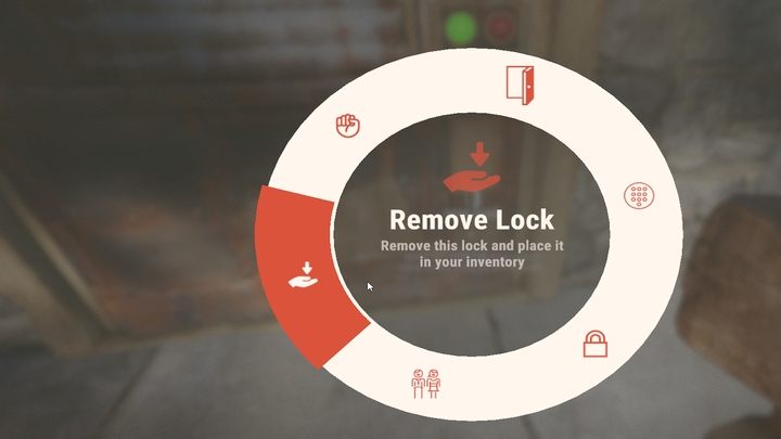Aby podnieść drzwi, najpierw usuńcie zamek, który się na nich znajduje - Rust: Źle postawione elementy - jak usunąć? - Rust - przewodnik przetrwania - poradnik do gry