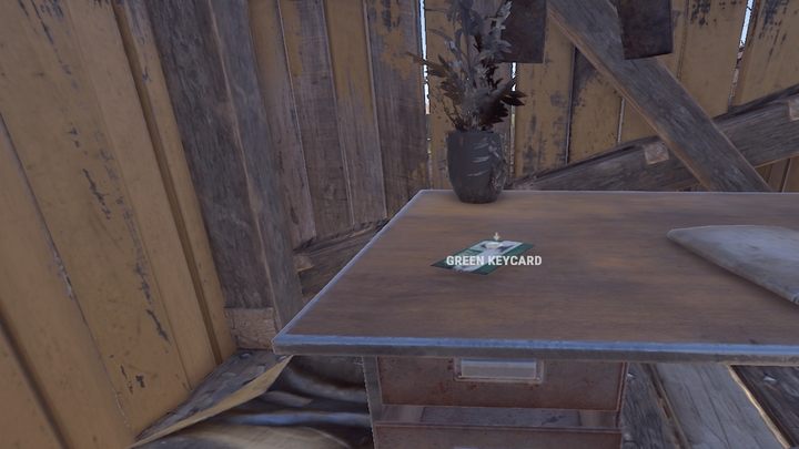 Zielona karta to karta I poziomu - Rust: Karty dostępu - jak używać? - Rust - przewodnik przetrwania - poradnik do gry