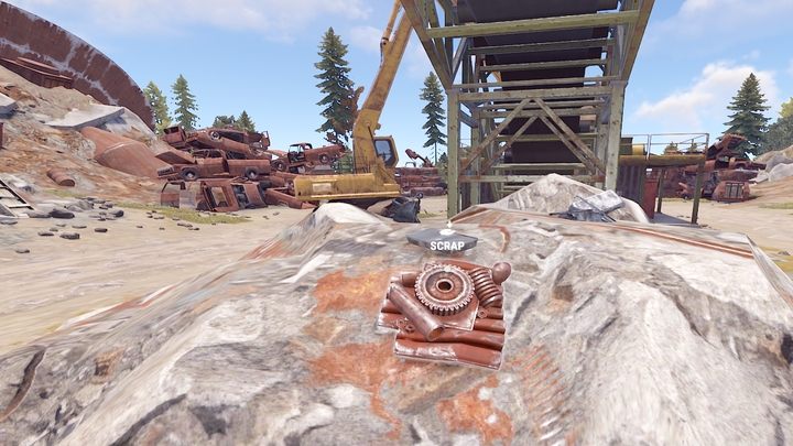 Na Złomowisku znajdziecie koparkę z magnesem oraz niszczarkę - Rust: Złom - jak zdobywać? - Rust - przewodnik przetrwania - poradnik do gry