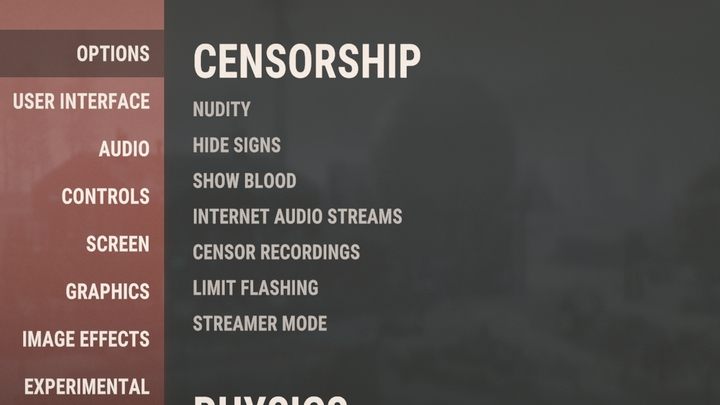 Gra nie posiada w opcjach niezależnej zakładki Accessibility, lecz ma kilka opcji wplecionych między inne ustawienia - Rust: Ułatwienia dostępu - Rust - przewodnik przetrwania - poradnik do gry