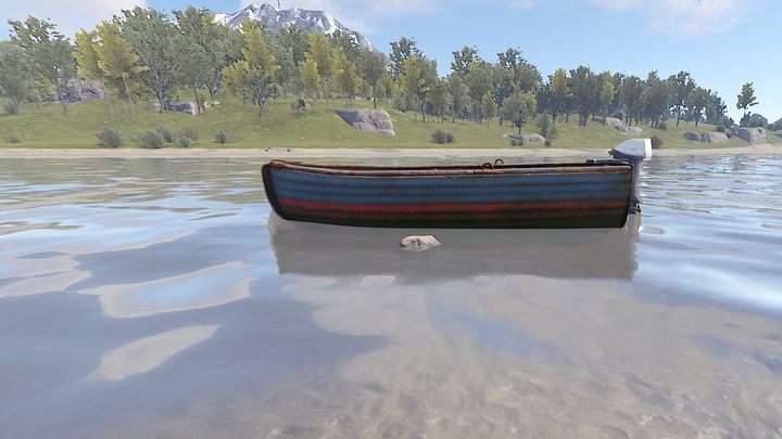 Łódki łatwo znaleźć na wybrzeżach - Rust: Podstawowy transport - konie, samochody i inne - Rust - przewodnik przetrwania - poradnik do gry