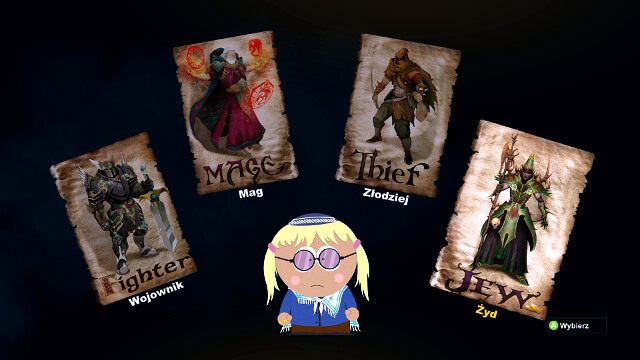 Wybierz klasę - Nowy/The New Kid in Town | Opis przejścia w South Park - Kijek Prawdy - South Park: Kijek Prawdy - poradnik do gry