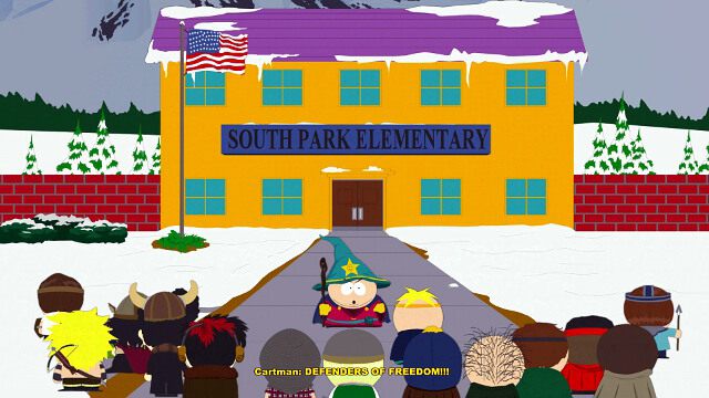 Atak na szkołę - Zaatakuj szkołę/Attack the School | Opis przejścia w South Park - Kijek Prawdy - South Park: Kijek Prawdy - poradnik do gry