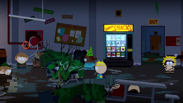 Wykorzystuj środowisko by pozbyć się nieprzyjaciół - Zaatakuj szkołę/Attack the School | Opis przejścia w South Park - Kijek Prawdy - South Park: Kijek Prawdy - poradnik do gry