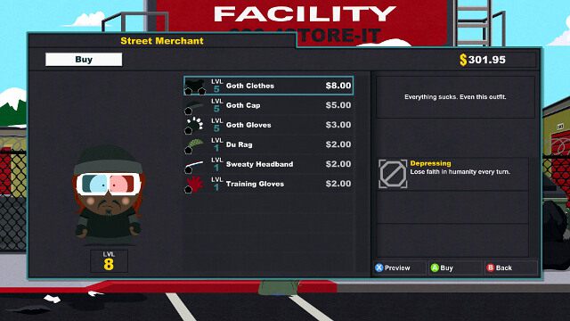 Kup ubrania gotów - Pozyskaj nowych sojuszników/Gain New Allies | Opis przejścia - South Park: Kijek Prawdy - poradnik do gry