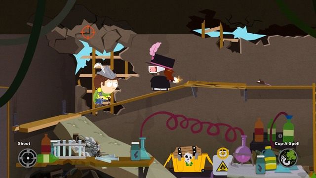 Odblokuj drogę na dach - Człowieko-Niedźwiedzio-Świnia/ManBearPig | Zadania poboczne - South Park: Kijek Prawdy - poradnik do gry
