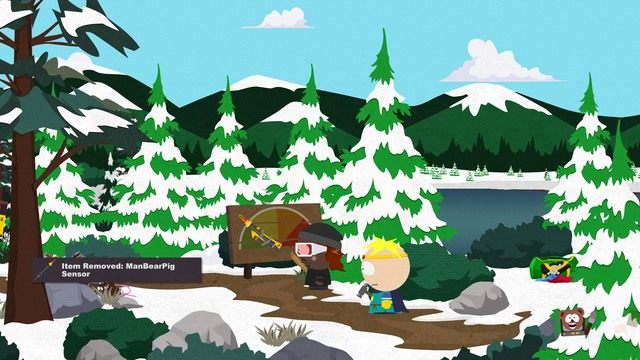 Trzeci czujnik - Człowieko-Niedźwiedzio-Świnia/ManBearPig | Zadania poboczne - South Park: Kijek Prawdy - poradnik do gry