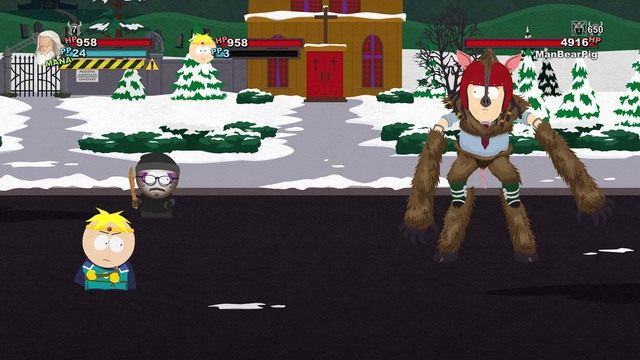 Człowieko-Niedźwiedzo-Świnia - Człowieko-Niedźwiedzio-Świnia/ManBearPig | Zadania poboczne - South Park: Kijek Prawdy - poradnik do gry