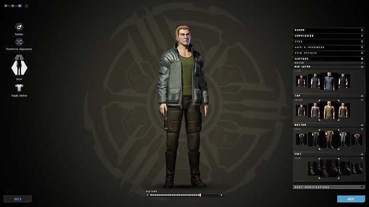 Kolejny krok kreacji nowej postaci w grze EVE Online polega na dostosowaniu wyglądu postaci, m - EVE Online: Tworzenie postaci - EVE Online - poradnik do gry