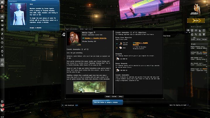 Nie zapomniano także o kłopotliwej, zwłaszcza dla nowych Graczy, mechanice przeskakiwania pomiędzy gwiezdnymi wrotami, dzięki którym można przemieszczać się pomiędzy poszczególnymi układami słonecznymi - EVE Online: Samouczek 2021 - EVE Online - poradnik do gry