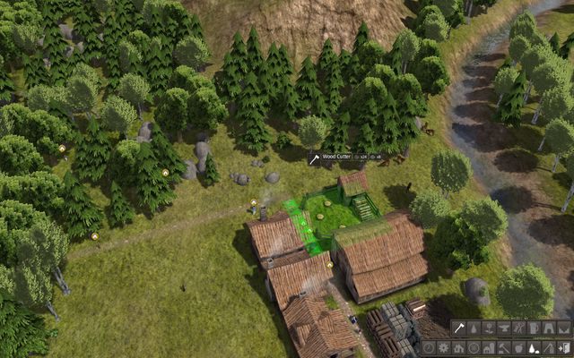 Chatka drwala pozwoli Ci na przygotowanie odpowiedniej ilości opału. - Drewno i opał w Banished | Wydobycie i obróbka surowców - Banished - poradnik do gry