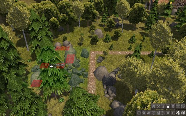 Początkowo wydobycie kamienia i żelaza możesz przeprowadzić wykorzystując dostępne złoża. - Kamień, żelazo i węgiel w Banished | Wydobycie i obróbka surowców - Banished - poradnik do gry